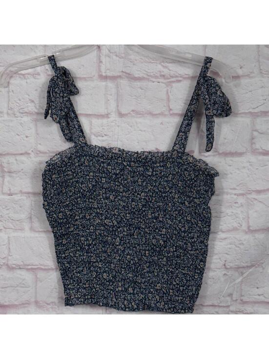 Abercrombie & Fitch Tops - Abercrombie & Fitch Medium Floral Smocked Tank Top